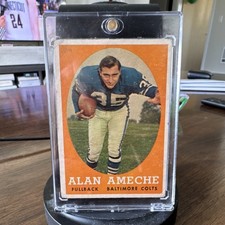 Topps 1958 Alan Ameche #12 Baltimore Colts NFL Football Base Set