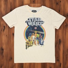 Vintage Star Wars Luke Skywalker Leia A New Hope Natural T Shirt Unisex S-5XL