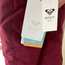 Roxy Girls Red Parka Coat 16/XXL Waterproof Insulated Faux Fur Hood
