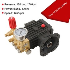 Industrial Pressure Washer Pump Direct Drive Pressure Pump 5GPM 5.9HP 4.4kW