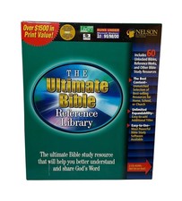 LThe Ultimate Bible Reference Library PC CD-ROM, 2002 Windows 98/2000 - NEW