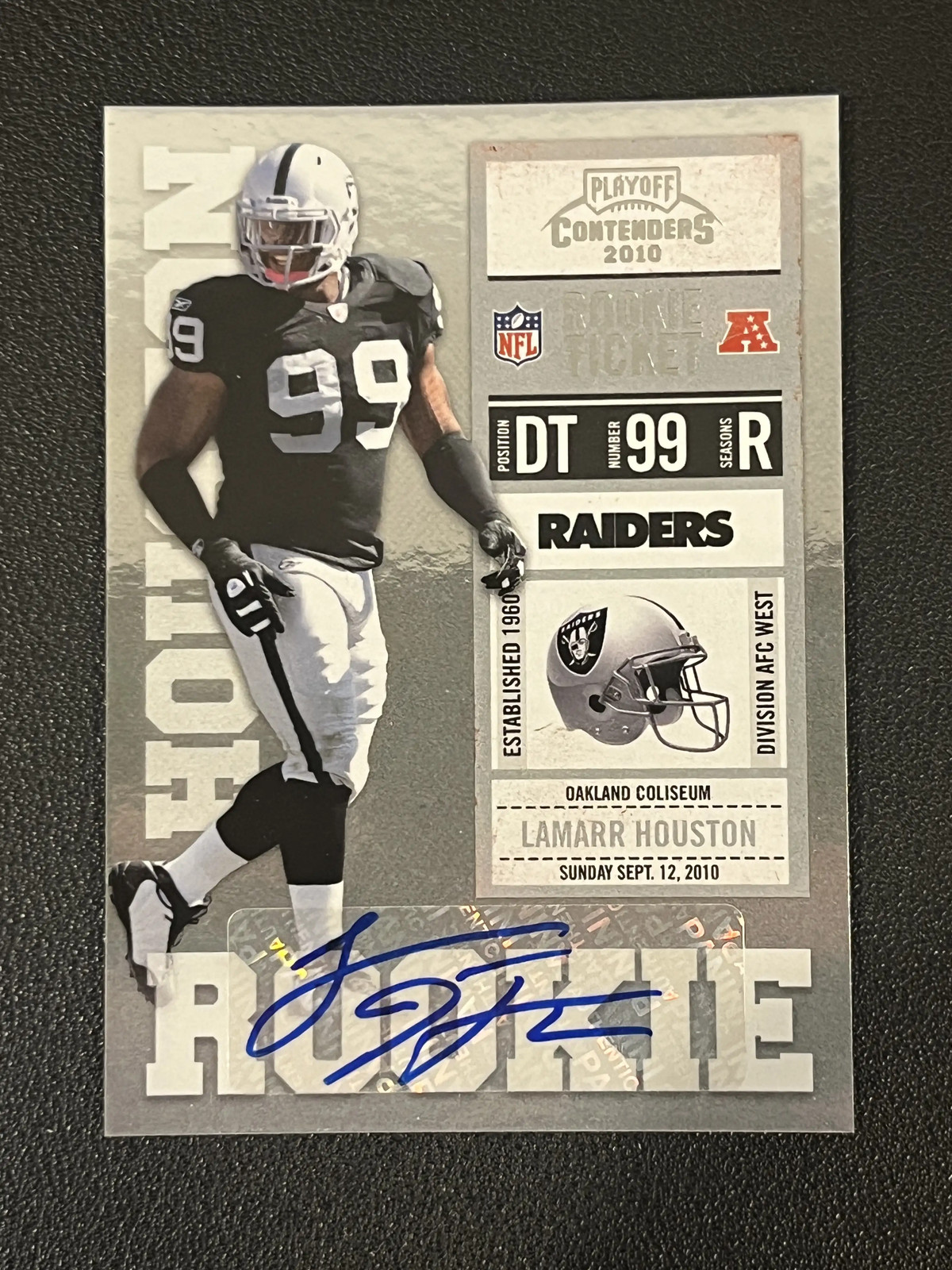Lamarr Houston Playoff Contenders #164 Autograph