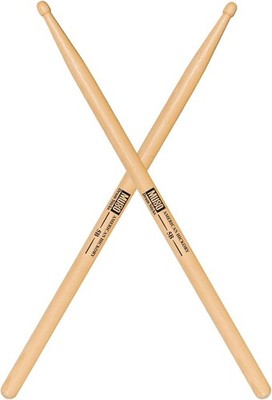 Premium Drumsticks - Durable, High Quality American Hickory Wood with Non-Slip