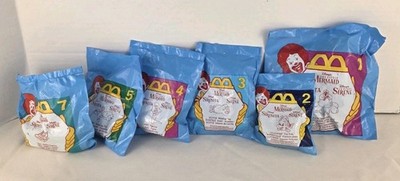 Vintage Walt Disney The Little Mermaid 1996 NIB Lot Of 6- # 1,2,3,4,5,7 Fun Gift