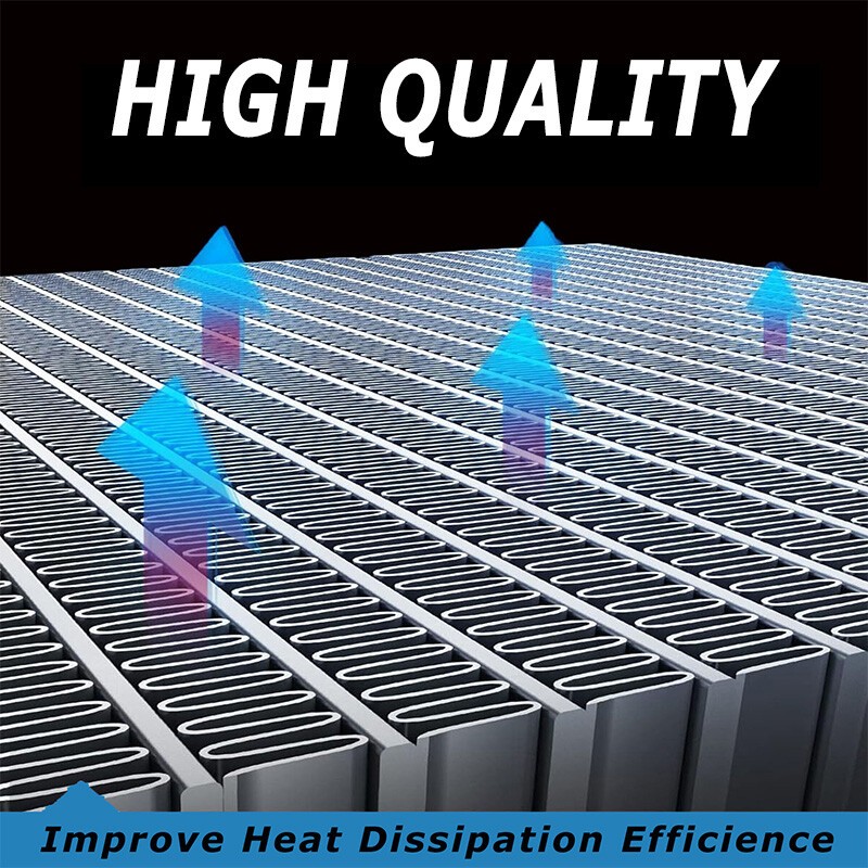 2 Core Radiator For 2004-11 Bentley Continental GT GTC Flying Spur W12 6.0L