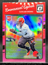2016 Donruss Optic Football Emmanuel Ogbah Pink Holo RC #115