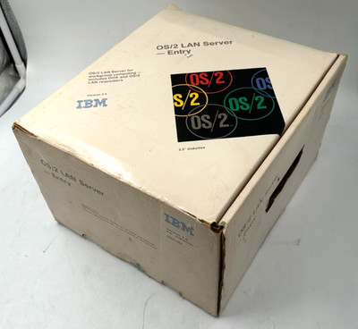 Open Box IBM OS/2 LAN server - entry on 3.5'' Floppy