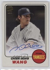 2024 Topps Archives 1968 Fan Favorite Auto Chien-Ming Wang #68FF-CW Auto 2g8