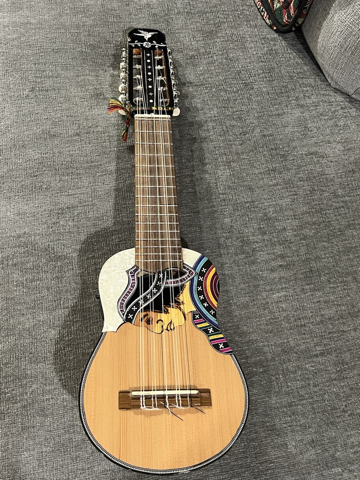 South American Charango and Soft Case