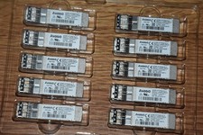 LOT OF 10 Avago AFBR-57F5MZ-ELX 16GB SFP FC 850nm MMF Fibre Channel Transceiver