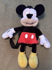 Vintage Mickey Mouse Plush Backpack Disney