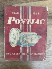 19481953 Pontiac Hydra-matic Shop Manual Original Gm Transmission Repair Book