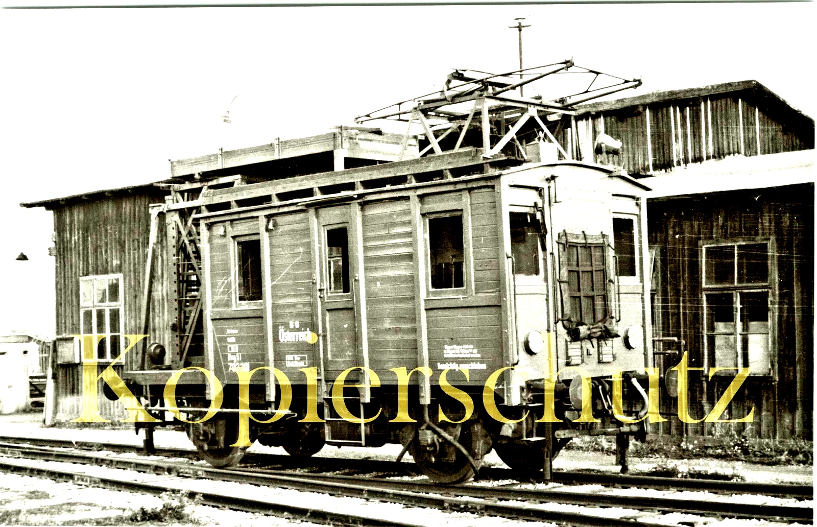 Foto - BBÖ Twg 703 301 in Groß Schwechat 1952 - Bild 1 von 1