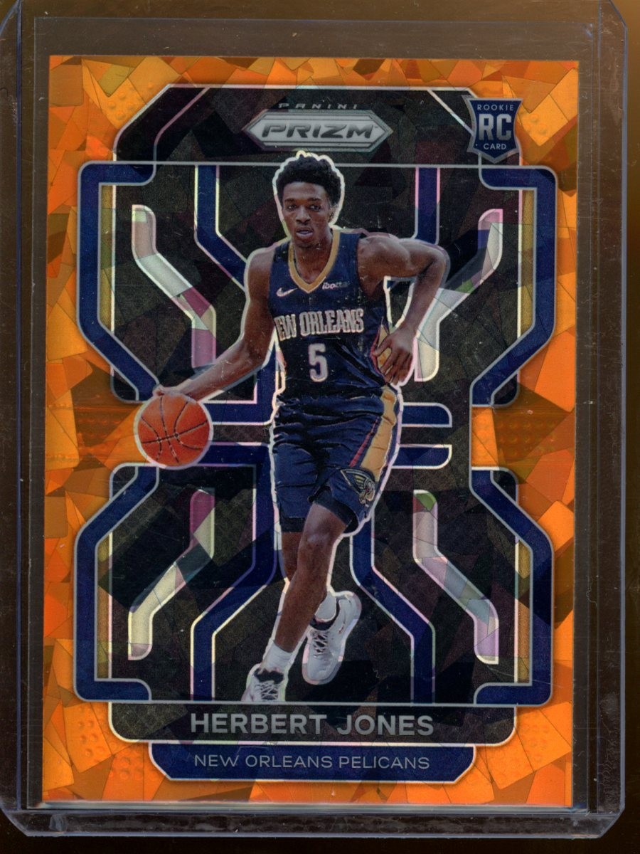 2021-22 Panini Prizm Herbert Jones Orange Ice Rookie New Orleans Pelicans #329