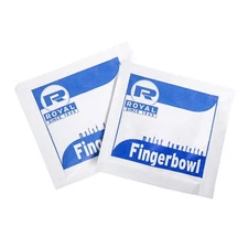 1000 Pack White Surface Cleaning Wipes Lemony Scent Ideal for Fast Food Use