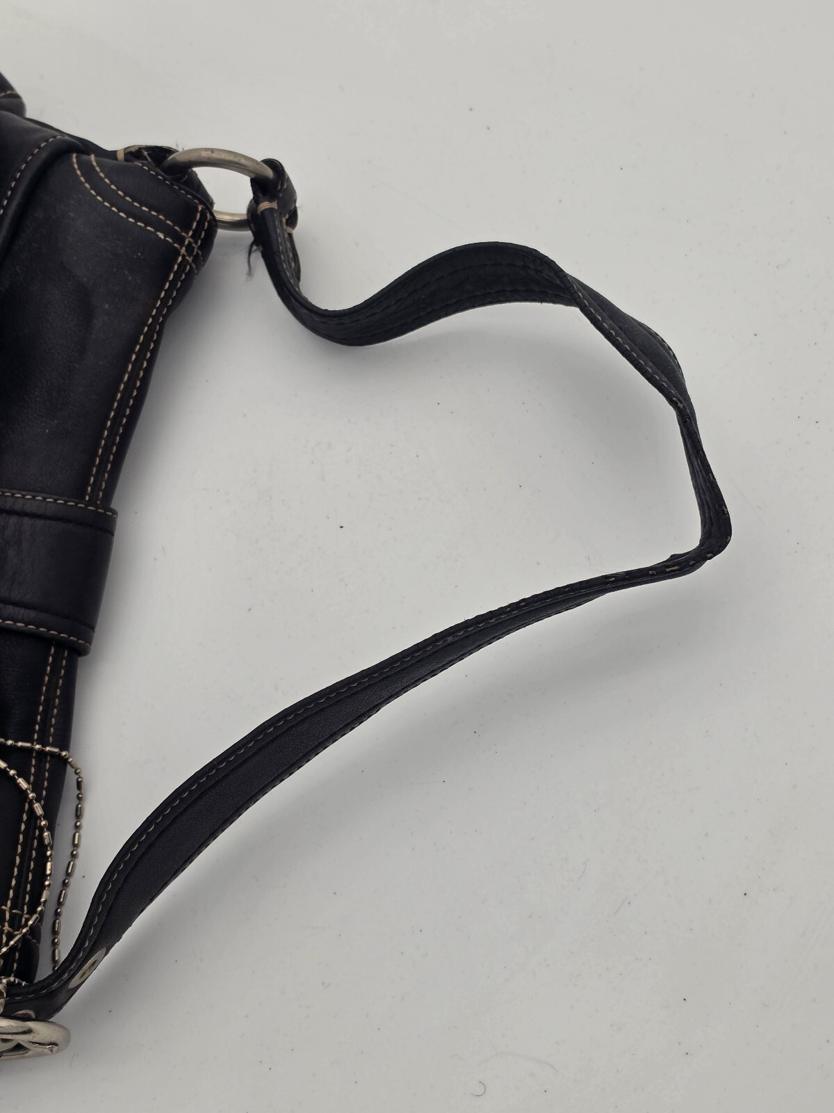 Coach Soho F10910 Black Leather Buckle Shoulder Bag Y… - Gem