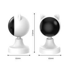 Smart Laser Cat Toy Automatic Interactive Cat Teaser USB Rechargeable White