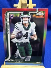 2025 Topps Chrome - Brady Cook #319 Red, White, and Blue Refractor