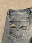 Diesel Viker Jeans Mens 36x32 Distressed Light Wash Denim Y2K Straight Leg — photo 3