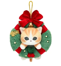 mofusand Christmas Wreath Plush doll Japan NEW