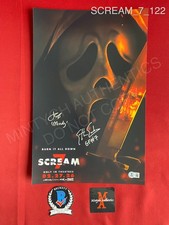 Scream 7 dual signed 11x17 photo Ethan Embry Jasmin Savoy Brown Beckett COA