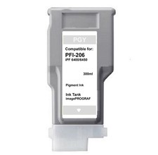 PFI-206 PGY Photo Gray Ink Tank Fit Canon ImagePrograf 6400 6450 PFI206PGY