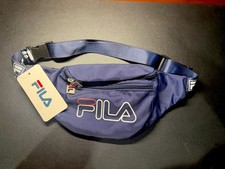 FILA Blue Belt Bag & Fanny Pack Zip Closure A...