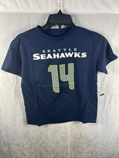 Seattle Seahawks DK Metcalf T-Shirt Youth Size Small 8 Navy NFL Player Tee