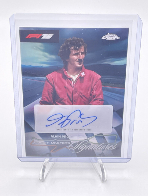 Topps 2025 F1 Chrome Circuit Masters Signatures Alain Prost Auto CMS-PRO