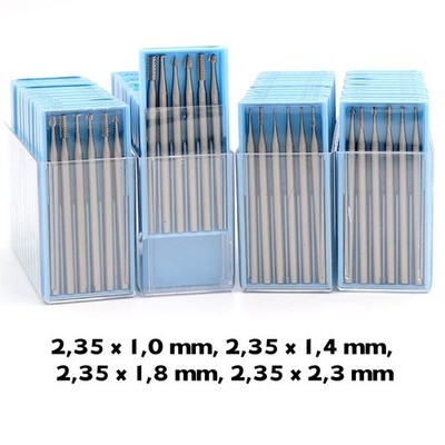 6 Stück Wolfram Stahl Hartmetallfräser Satz 2.35mm Schaft Für Dremel Rotary