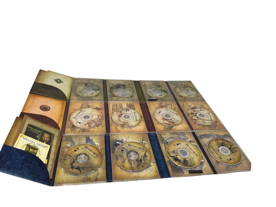 The Lord of the Rings Complete Trilogy Special Extended Edition DVD Box Sets Lot - Image 2 of 3