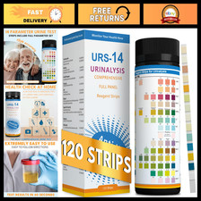 120 Urinalysis Test Strips for UTI Detection - Fast Results in 60 Secs, Home Use