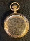 Antique 1885 Elgin Pocket Watch Solid 14K Gold Hunter Case 15 Jewels Not Running