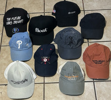 Lot of 10 Baseball Caps Hats Adjustable One Size Multicolor Men s and Women s