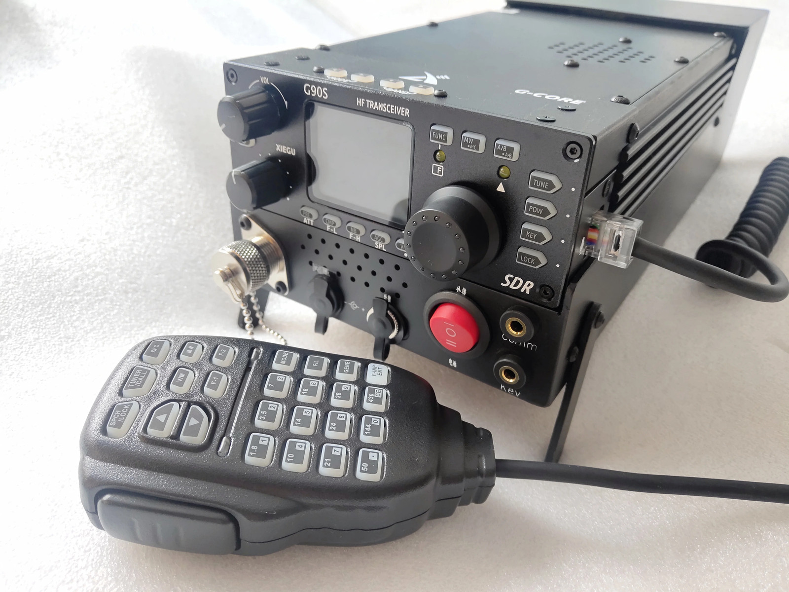 External Rechargable 18650Battery Pack and Box With Stand For XIEGU G90 G90S