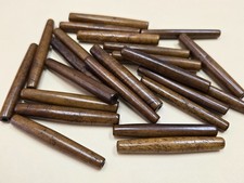 500 PCS CHOCOLATE BROWN BUFFALO BONE PIPE TUBE BEADING BEADS 2"