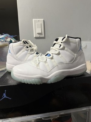 New Air Jordan 11 Retro Legend Blue 2014 Men s Size 11.5 Columbia Blue White