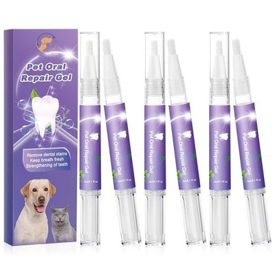Pet Oral Repair Gel Teeth Brushing Cleaner Gel Natural Dog Toothpaste Gel
