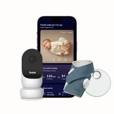 Owlet Dream Duo 2 Gen 2 Smart Baby Monitor Bundle   HD Video Camera  Sock  