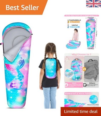 Kinder 3-Jahreszeiten Schlafsack - wasserdicht und leicht für junge Abenteurer