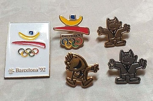 Lot De Pins Olympiques Barcelone 1992 - Presse L'Equipe Magazine - En Métal - Collection Sport