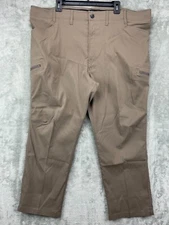 Wrangler ATG Mens Hiking Cargo Pants 45x28 Brown All Terrain Gear