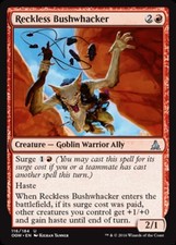 Reckless Bushwhacker Light Play, English Magic the Gathering MTG Oath of the Gat