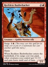 Reckless Bushwhacker Light Play, English Magic the Gathering MTG Oath of the Gat