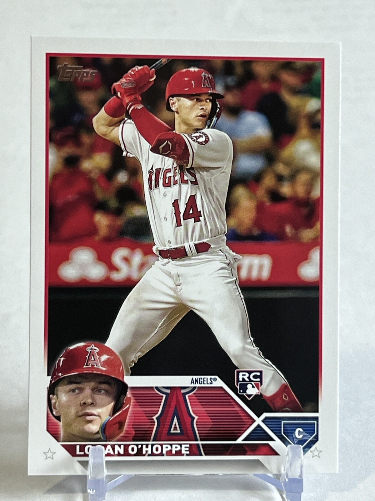 2023 Topps Logan O'Hoppe Rookie #363 Los Angeles Angels BASEBALL Card