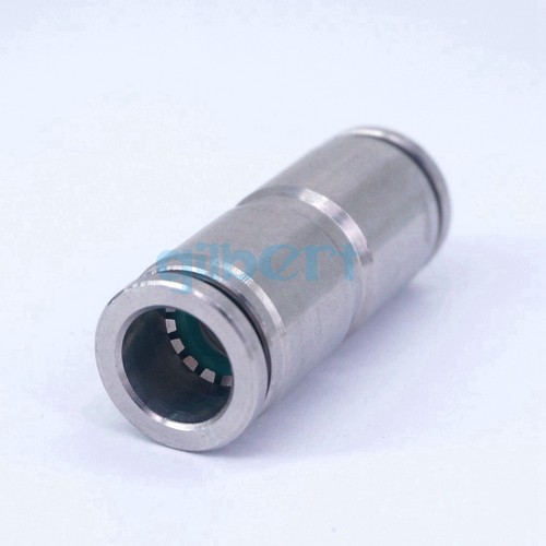 Fit Tube OD 4/6/8/10/12/14/16mm 304 Stainless Pneumatic Straight Pushfit Fitting - Picture 14 of 24