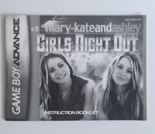 Mary-Kate and Ashley: Girls Night Out Manual Instruction Booklet Gameboy Advance