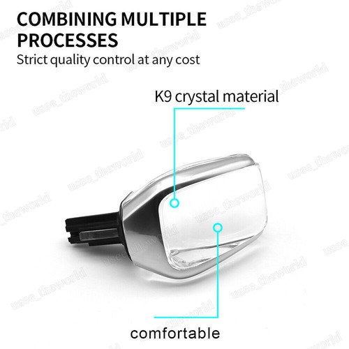 Crystal Gear Lever Shift Knob Shitfer For Volvo S60 S90 XC60 XC90 V60 2017-2024 - Foto 12 di 14