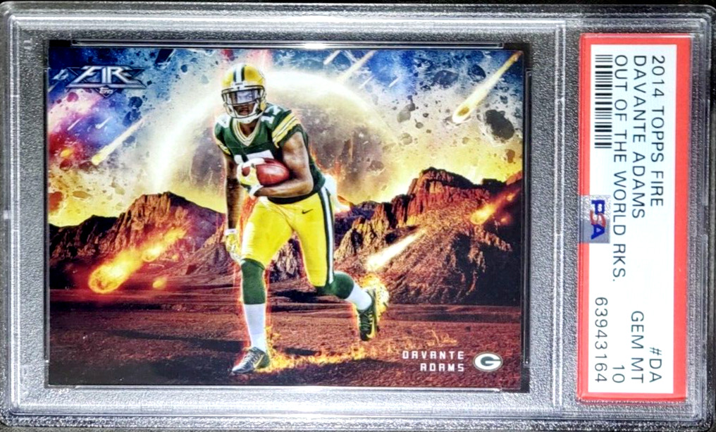 Davante Adams Topps Fire Out of This World Rookies #DA Base
