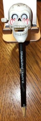 Vintage Russ Wind Up Skull Pencil Topper
